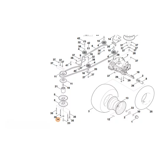 STIHL  Podkładka ząbkowana 13 9330 630 0540